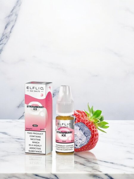 Elfbar Elfliq Strawberry Ice 10ml Nikotin Salz Liquid